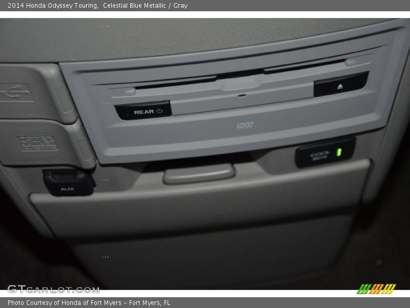 Celestial Blue Metallic / Gray 2014 Honda Odyssey Touring