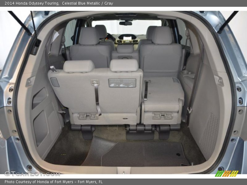 Celestial Blue Metallic / Gray 2014 Honda Odyssey Touring