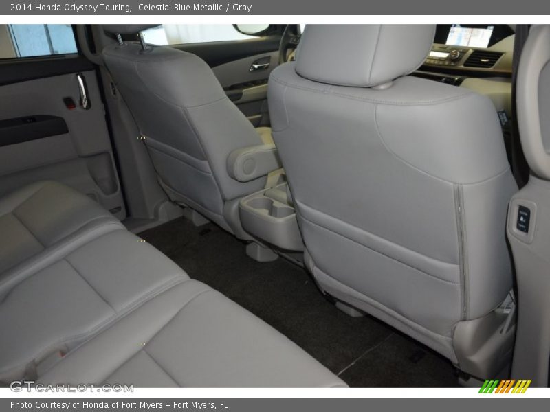 Celestial Blue Metallic / Gray 2014 Honda Odyssey Touring