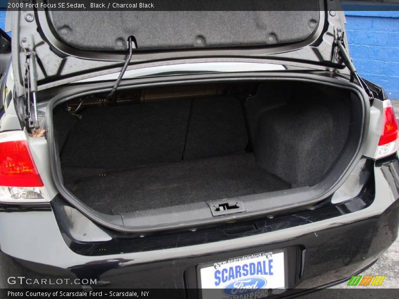 Black / Charcoal Black 2008 Ford Focus SE Sedan