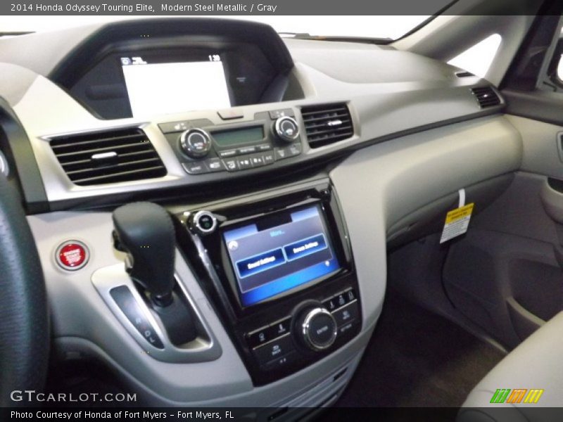 Modern Steel Metallic / Gray 2014 Honda Odyssey Touring Elite