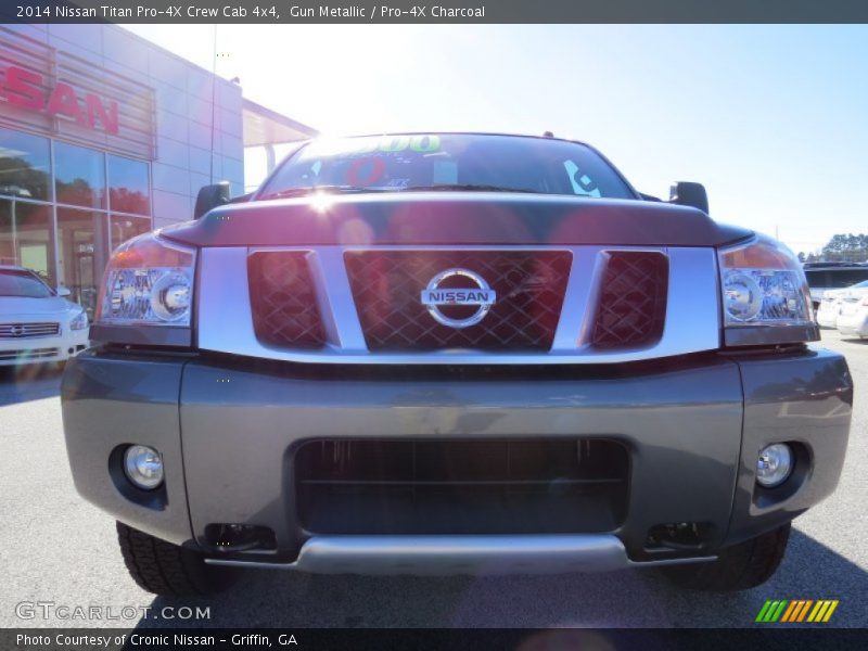 Gun Metallic / Pro-4X Charcoal 2014 Nissan Titan Pro-4X Crew Cab 4x4