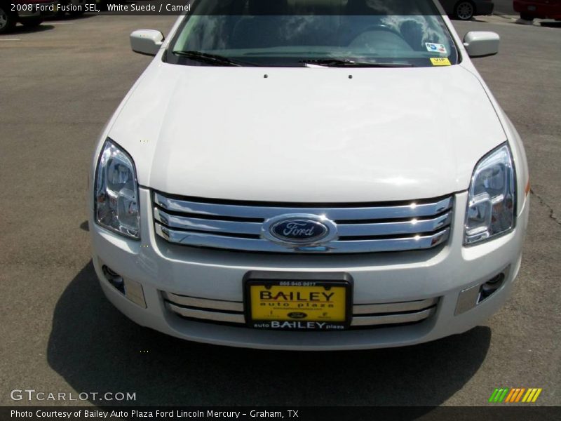White Suede / Camel 2008 Ford Fusion SEL