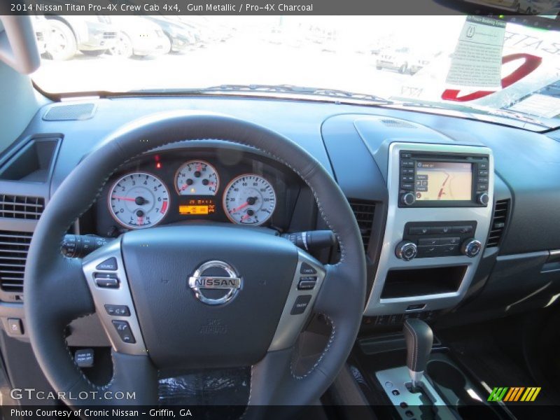 Dashboard of 2014 Titan Pro-4X Crew Cab 4x4