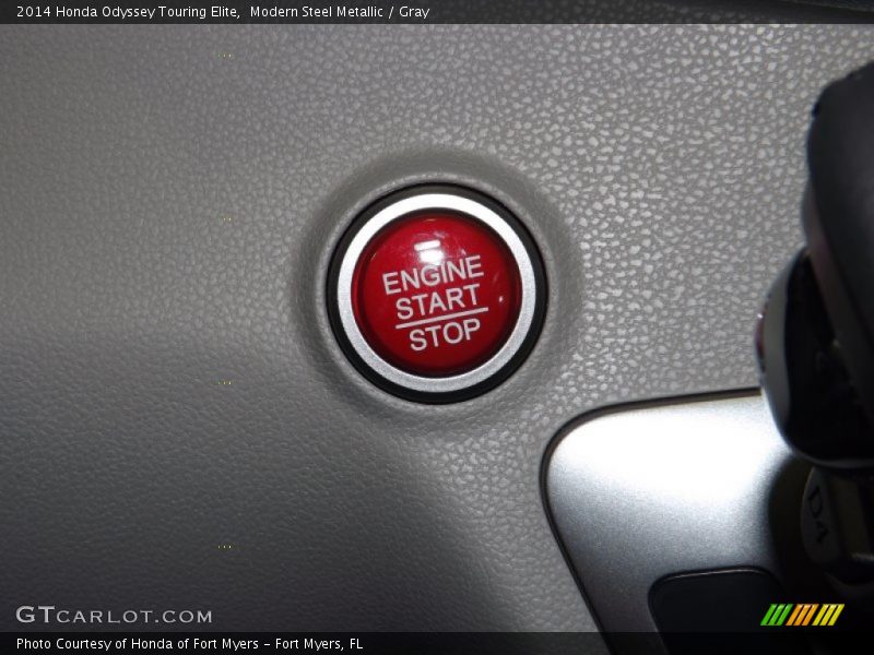 Modern Steel Metallic / Gray 2014 Honda Odyssey Touring Elite