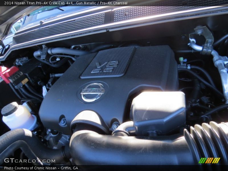  2014 Titan Pro-4X Crew Cab 4x4 Engine - 5.6 Liter DOHC 32-Valve CVTCS Endurance V8