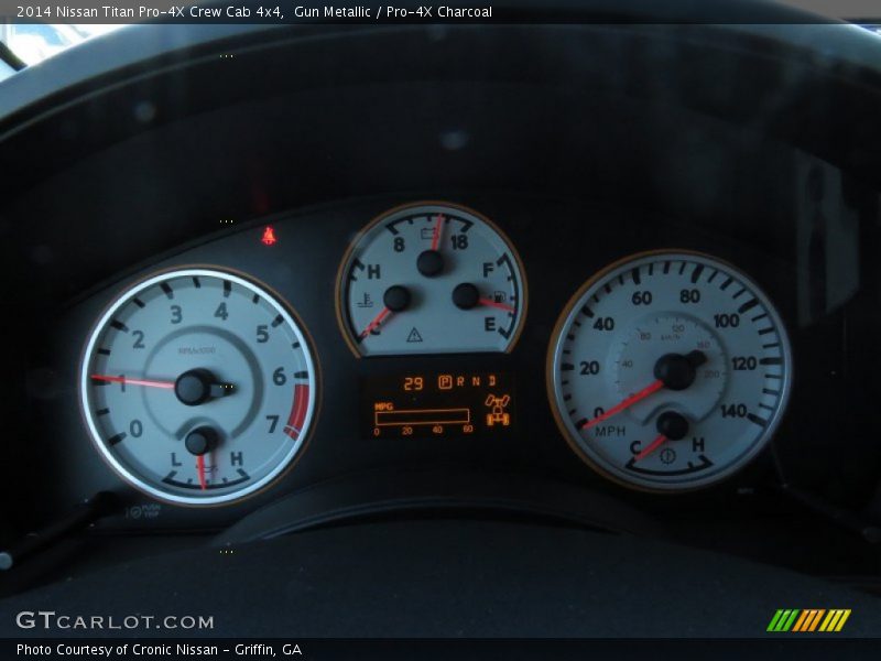  2014 Titan Pro-4X Crew Cab 4x4 Pro-4X Crew Cab 4x4 Gauges