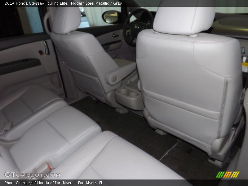 Modern Steel Metallic / Gray 2014 Honda Odyssey Touring Elite