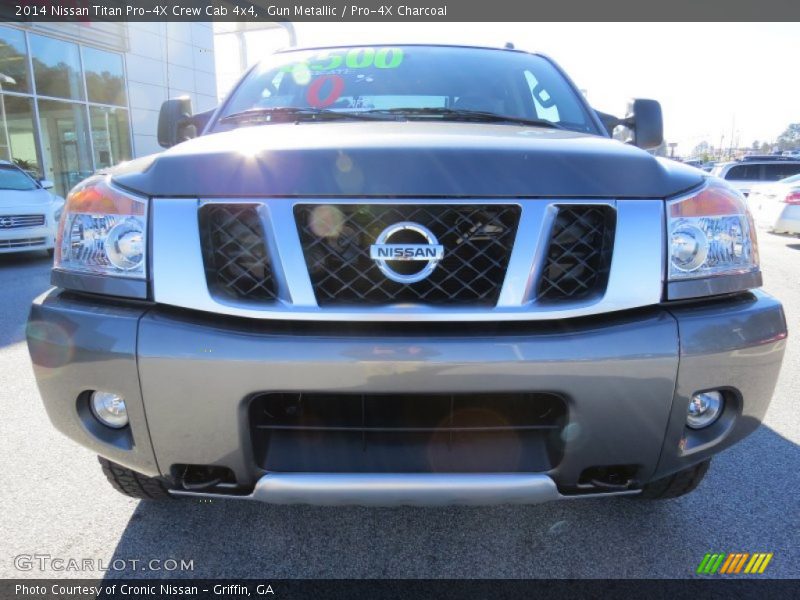 Gun Metallic / Pro-4X Charcoal 2014 Nissan Titan Pro-4X Crew Cab 4x4