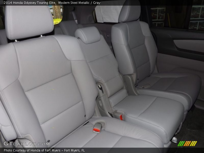 Modern Steel Metallic / Gray 2014 Honda Odyssey Touring Elite