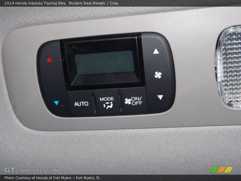 Modern Steel Metallic / Gray 2014 Honda Odyssey Touring Elite