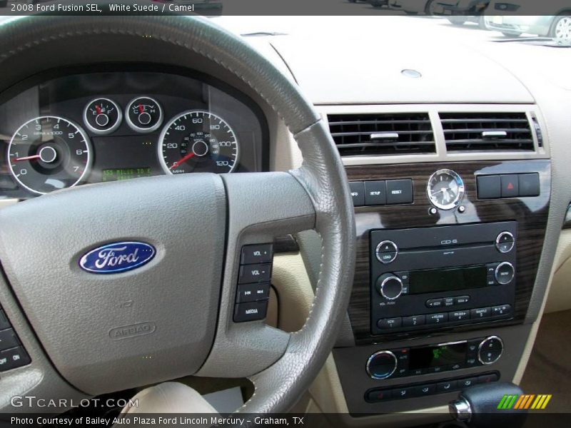 White Suede / Camel 2008 Ford Fusion SEL