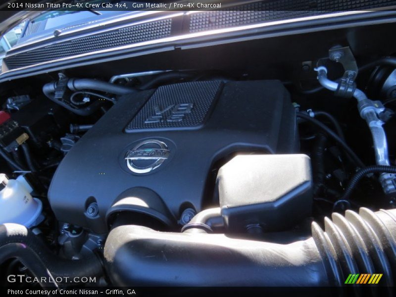 Gun Metallic / Pro-4X Charcoal 2014 Nissan Titan Pro-4X Crew Cab 4x4
