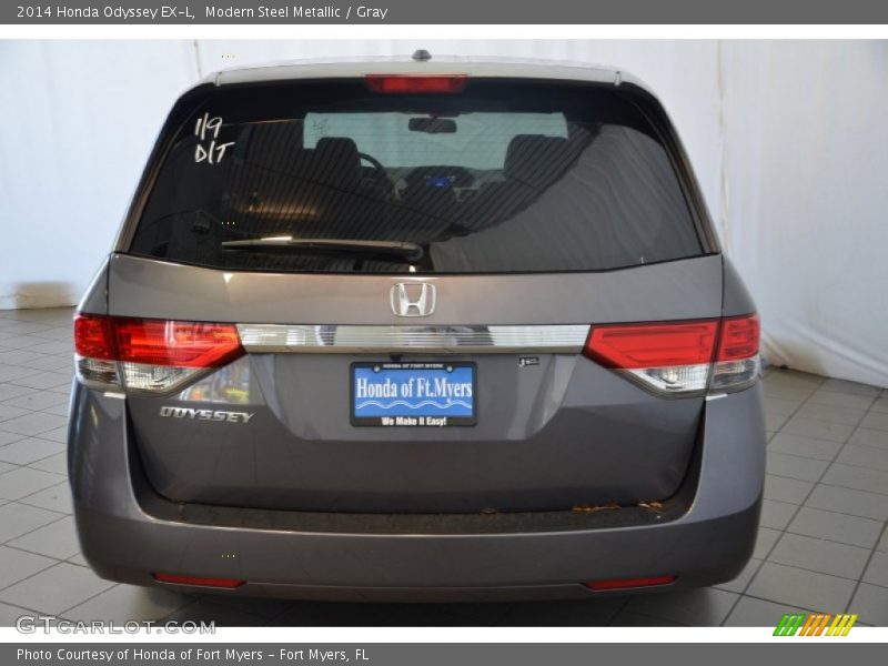 Modern Steel Metallic / Gray 2014 Honda Odyssey EX-L