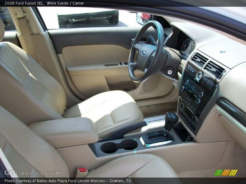 White Suede / Camel 2008 Ford Fusion SEL