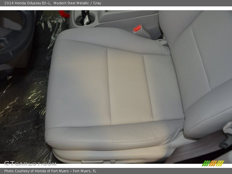 Modern Steel Metallic / Gray 2014 Honda Odyssey EX-L