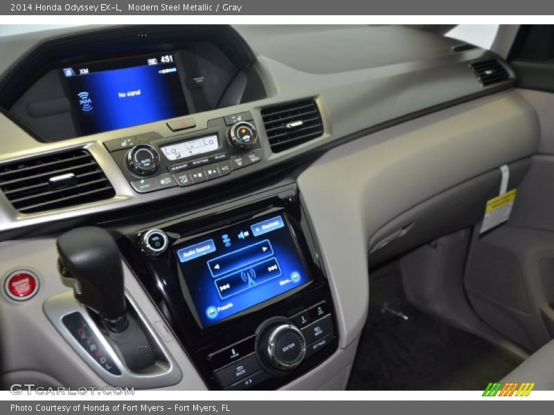Modern Steel Metallic / Gray 2014 Honda Odyssey EX-L