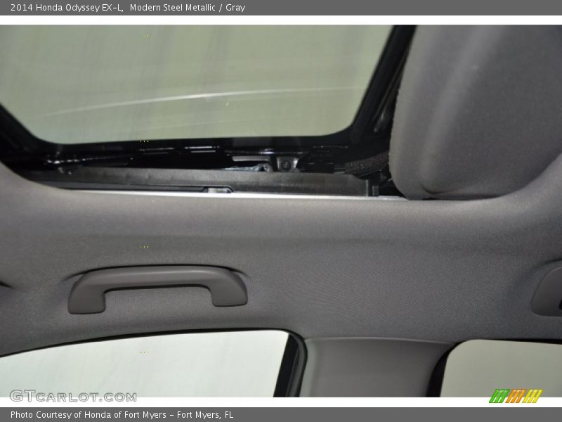 Modern Steel Metallic / Gray 2014 Honda Odyssey EX-L