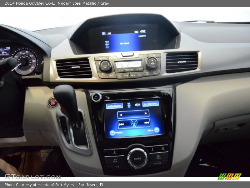 Modern Steel Metallic / Gray 2014 Honda Odyssey EX-L