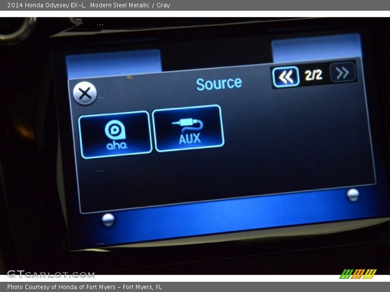 Modern Steel Metallic / Gray 2014 Honda Odyssey EX-L