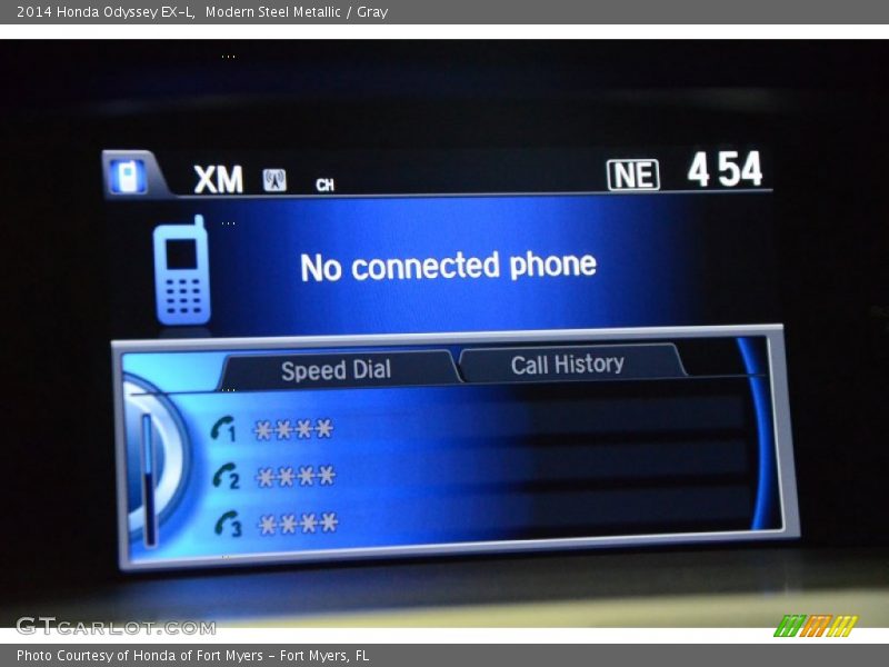 Modern Steel Metallic / Gray 2014 Honda Odyssey EX-L