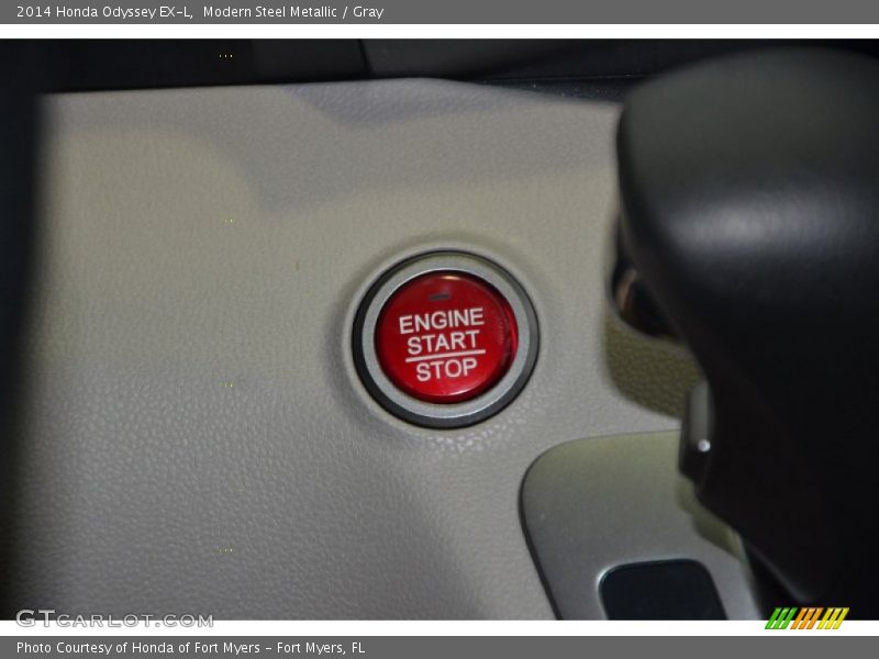 Modern Steel Metallic / Gray 2014 Honda Odyssey EX-L