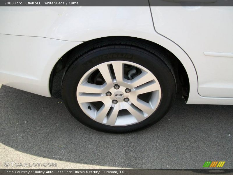 White Suede / Camel 2008 Ford Fusion SEL