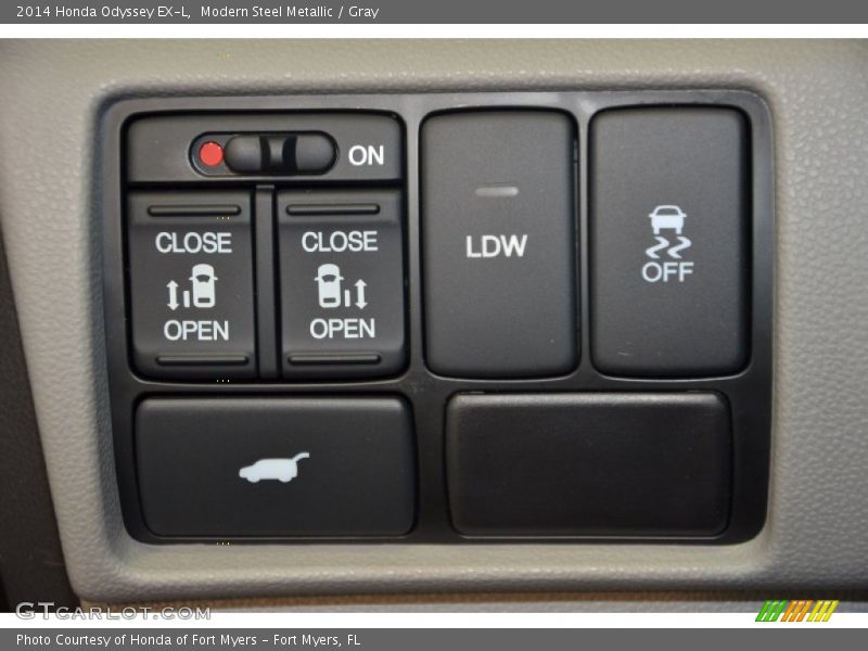Modern Steel Metallic / Gray 2014 Honda Odyssey EX-L