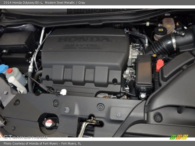 Modern Steel Metallic / Gray 2014 Honda Odyssey EX-L