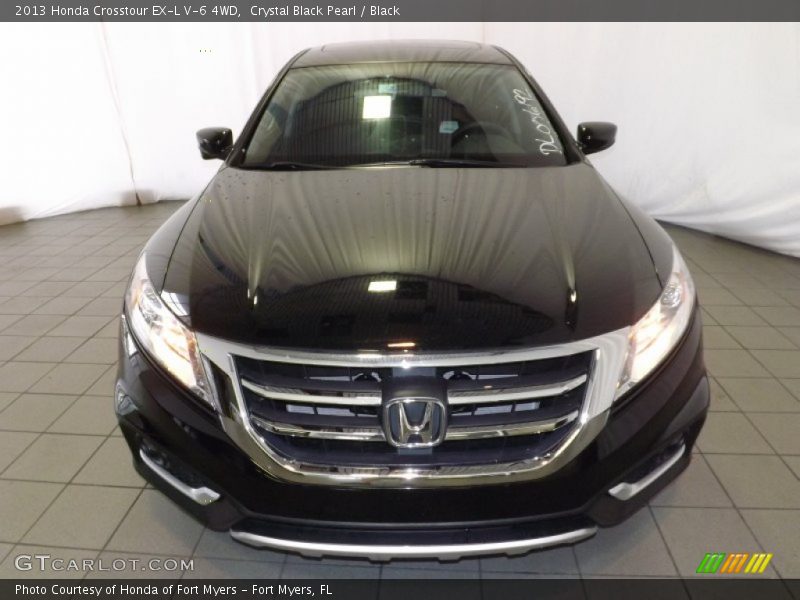Crystal Black Pearl / Black 2013 Honda Crosstour EX-L V-6 4WD