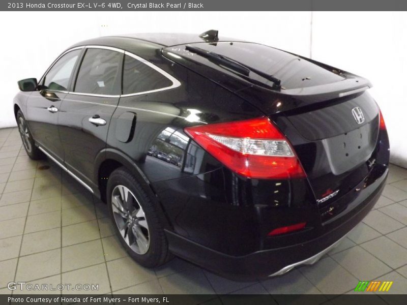 Crystal Black Pearl / Black 2013 Honda Crosstour EX-L V-6 4WD