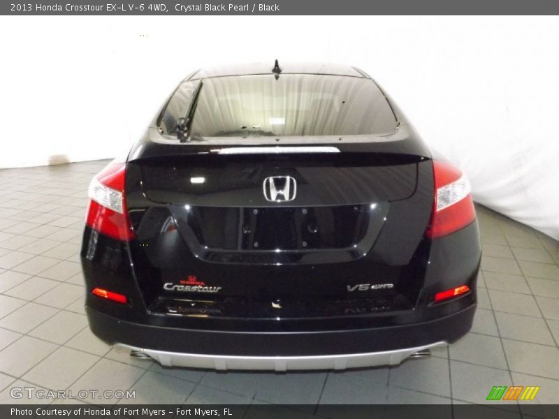 Crystal Black Pearl / Black 2013 Honda Crosstour EX-L V-6 4WD