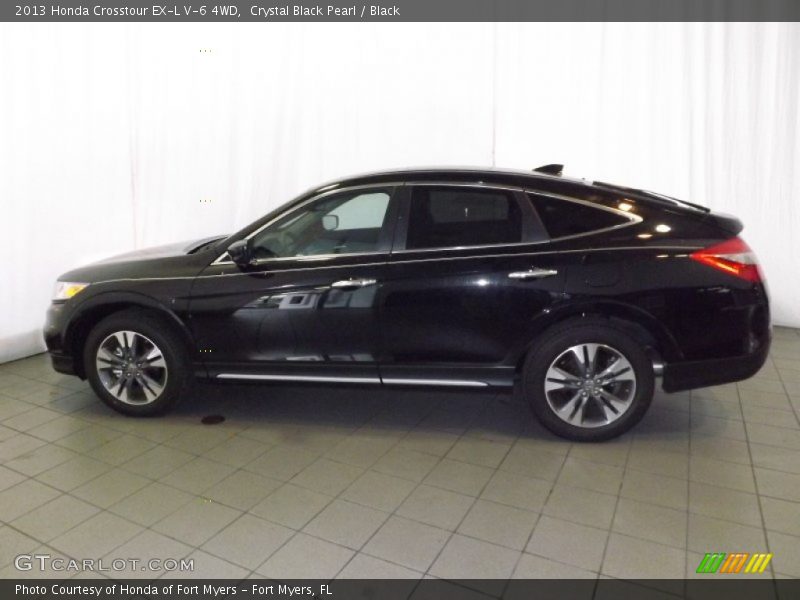 Crystal Black Pearl / Black 2013 Honda Crosstour EX-L V-6 4WD