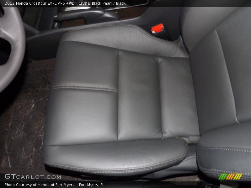 Crystal Black Pearl / Black 2013 Honda Crosstour EX-L V-6 4WD