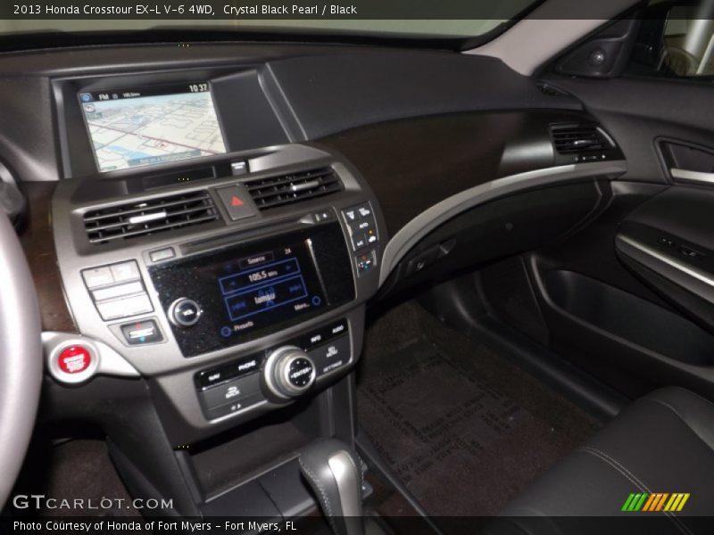 Crystal Black Pearl / Black 2013 Honda Crosstour EX-L V-6 4WD