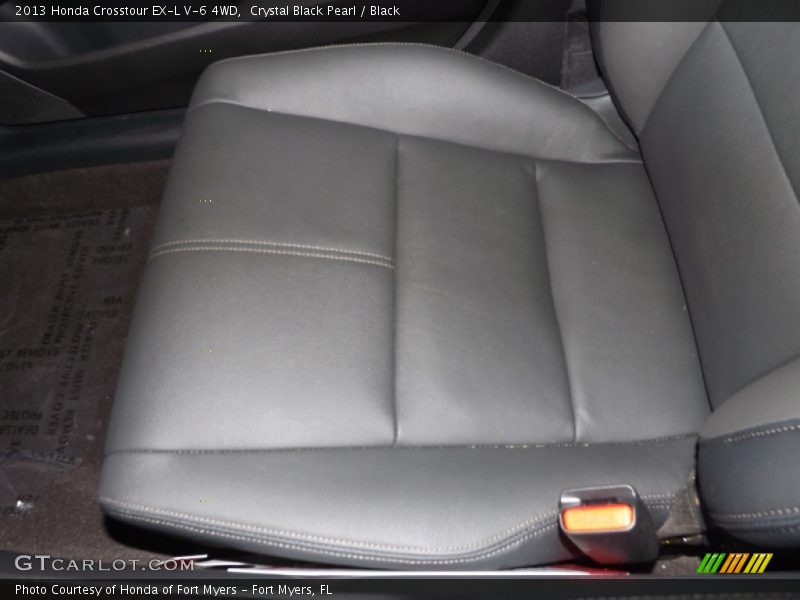 Crystal Black Pearl / Black 2013 Honda Crosstour EX-L V-6 4WD