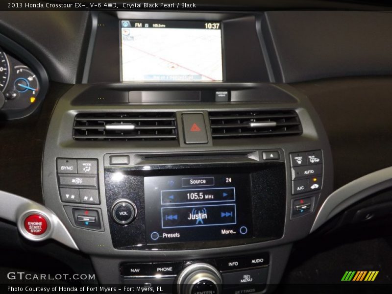 Crystal Black Pearl / Black 2013 Honda Crosstour EX-L V-6 4WD