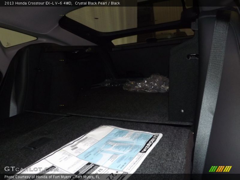 Crystal Black Pearl / Black 2013 Honda Crosstour EX-L V-6 4WD