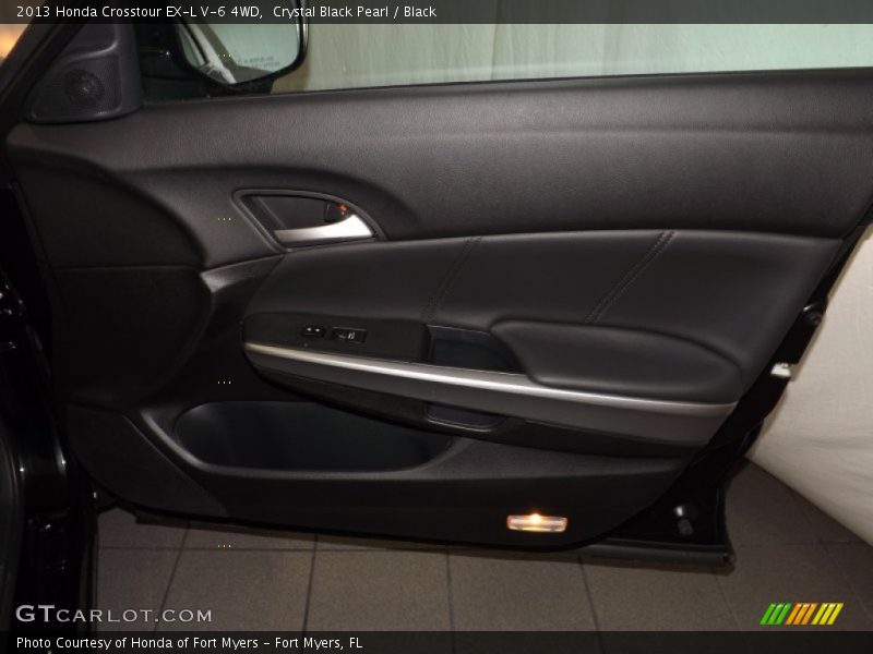Crystal Black Pearl / Black 2013 Honda Crosstour EX-L V-6 4WD