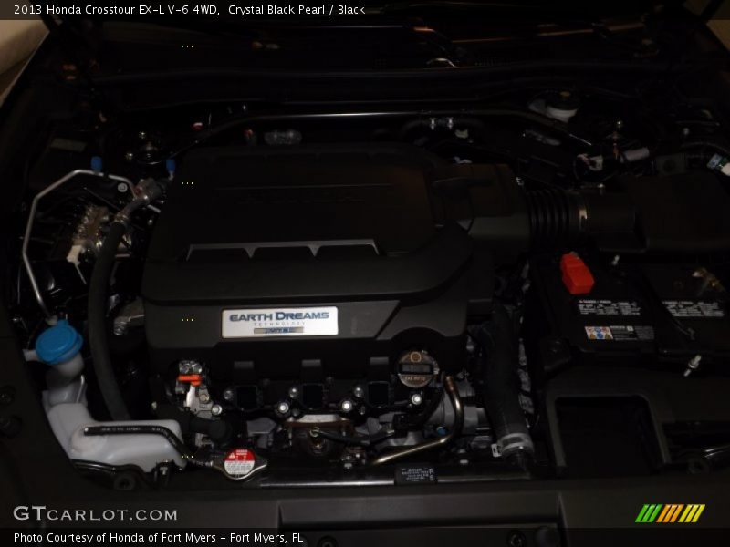 Crystal Black Pearl / Black 2013 Honda Crosstour EX-L V-6 4WD