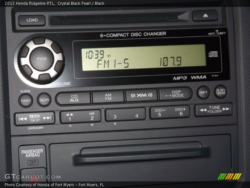 Crystal Black Pearl / Black 2013 Honda Ridgeline RTL