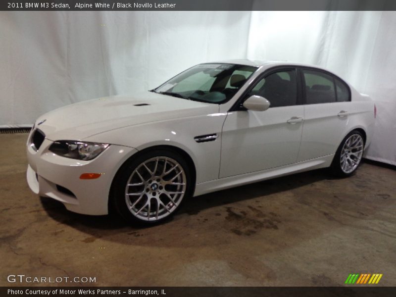 Alpine White / Black Novillo Leather 2011 BMW M3 Sedan