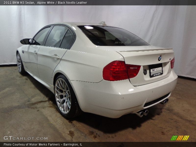 Alpine White / Black Novillo Leather 2011 BMW M3 Sedan
