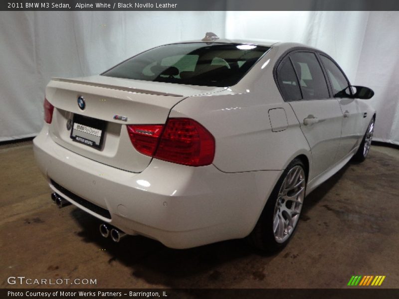 Alpine White / Black Novillo Leather 2011 BMW M3 Sedan