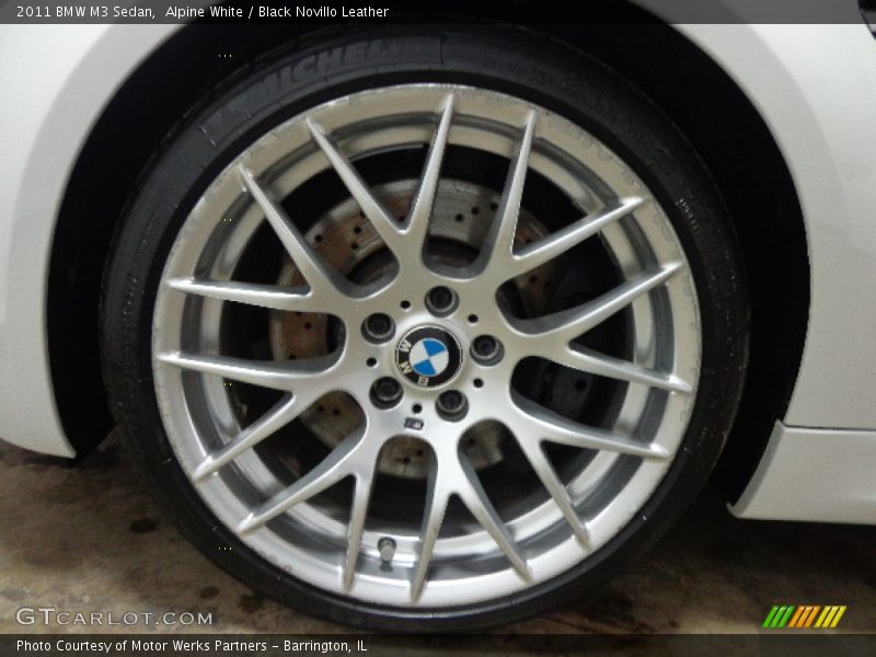 Alpine White / Black Novillo Leather 2011 BMW M3 Sedan