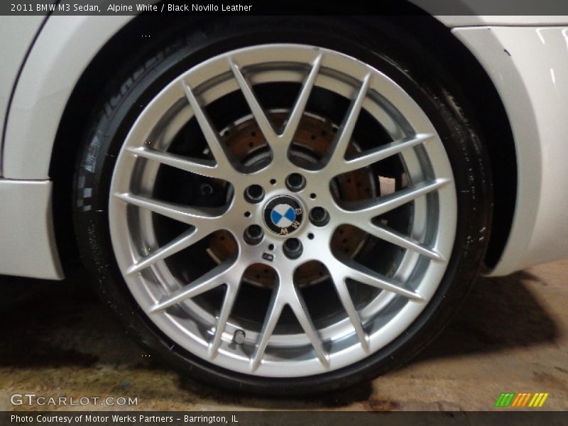 Alpine White / Black Novillo Leather 2011 BMW M3 Sedan
