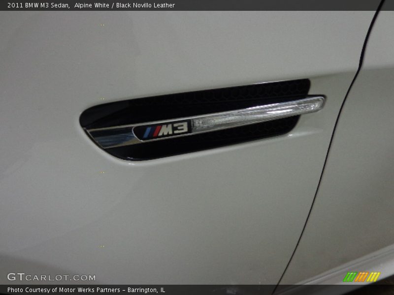 Alpine White / Black Novillo Leather 2011 BMW M3 Sedan