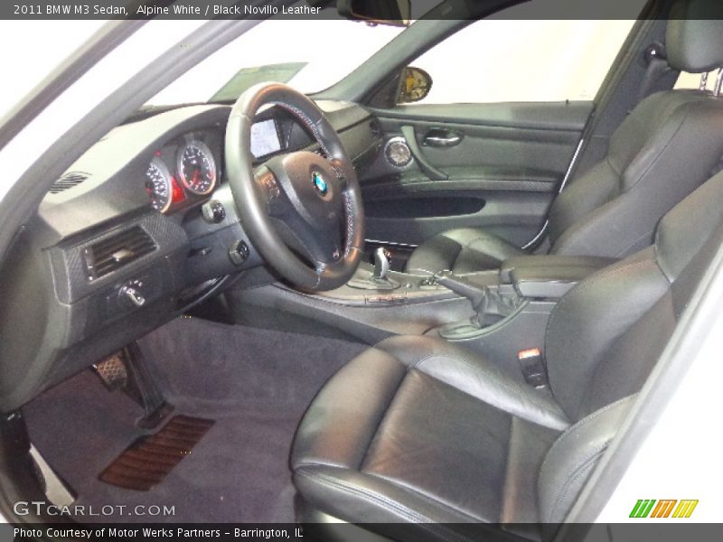 Alpine White / Black Novillo Leather 2011 BMW M3 Sedan