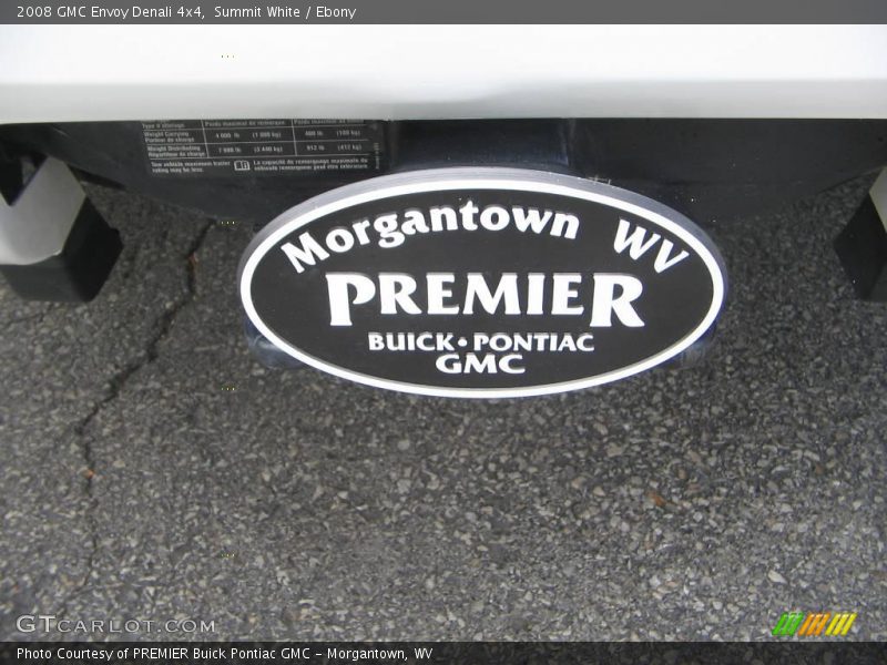 Summit White / Ebony 2008 GMC Envoy Denali 4x4