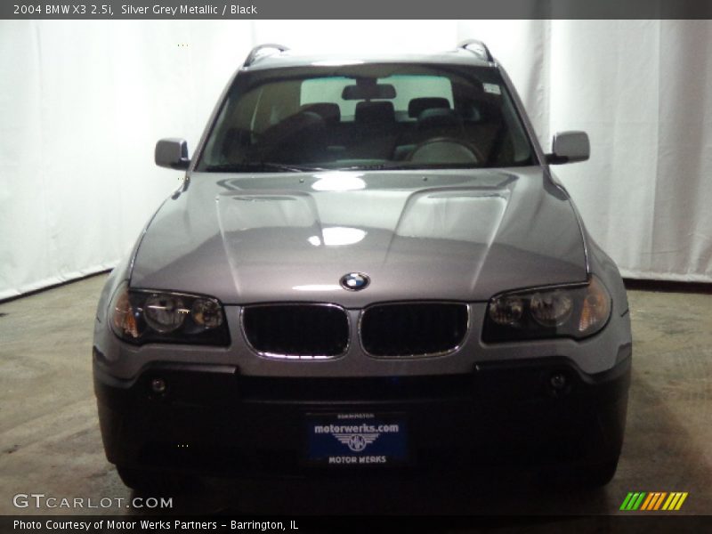 Silver Grey Metallic / Black 2004 BMW X3 2.5i